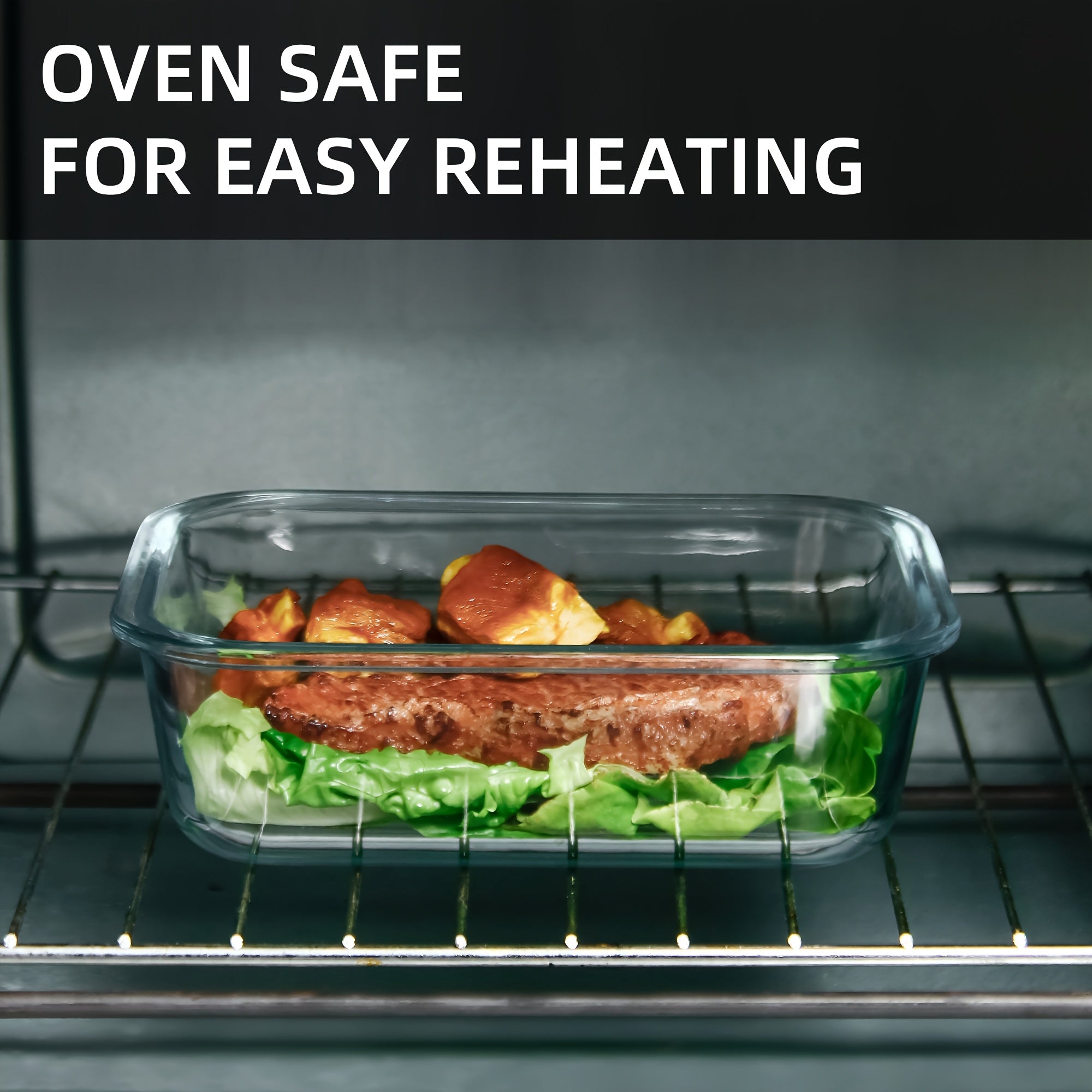 24pcs Airtight Glass Food Storage Containers Set, Leak-Proof, Microwave, Oven, Freezer, Dishwasher Safe, - 12 Containers & 12 Lids For Meal Prep And Lunch