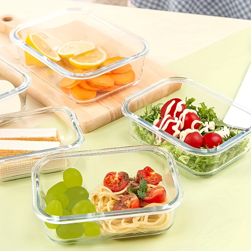 20pcs (10 LIDS + 10 Glass Bowls) Glass Food Storage Container With Sealed Lid, Kitchen Storage Lunch, Leak-proof, Airtight, Suitable For Microwave, Oven, Refrigerator And Dishwasher, Perfect Valentine'S Day Gift For Best Friends