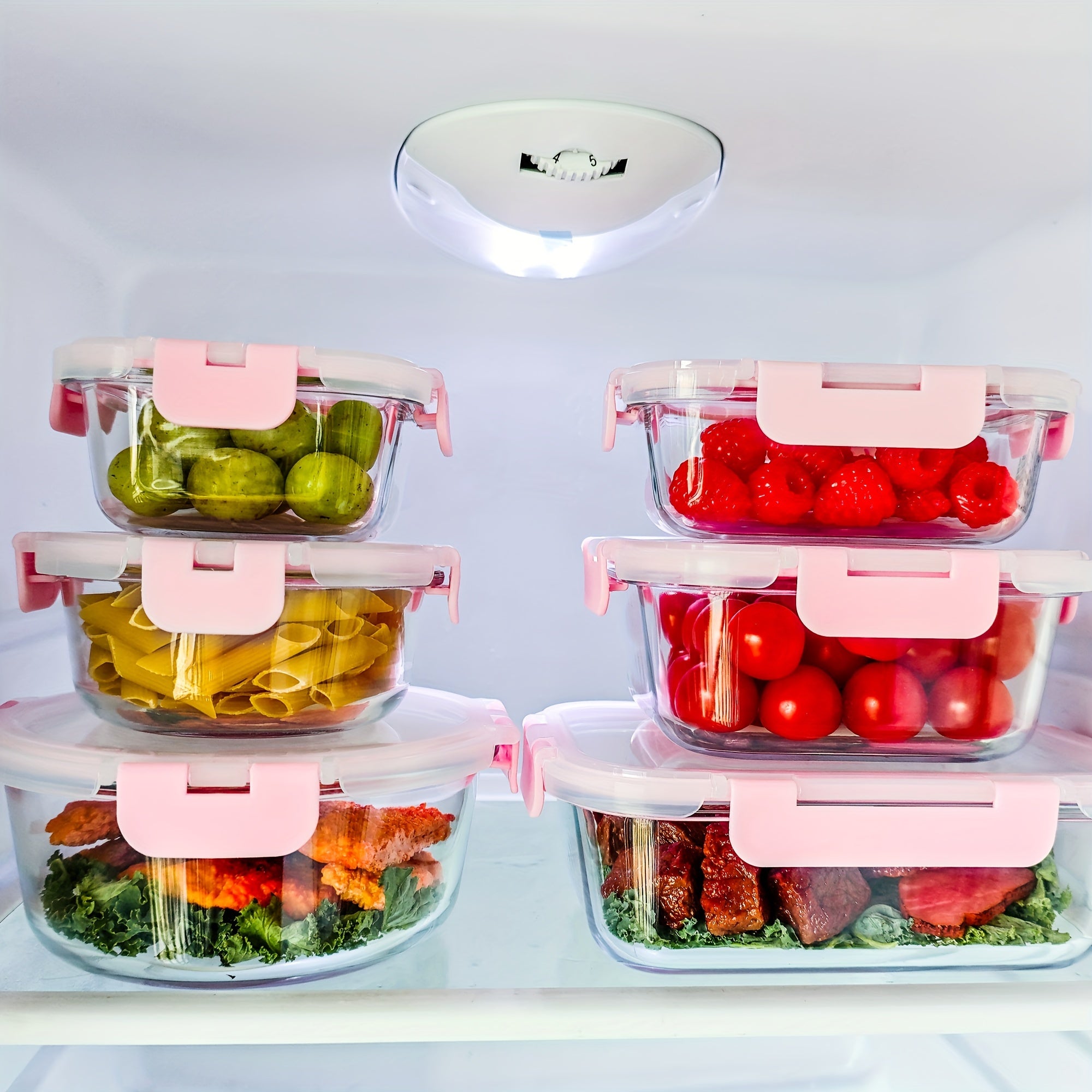 24pcs (12 Glass Bowls + 12 Lids) Glass Meal Prep Containers, Meal Prep Bowls, Food Storage Containers, Glass Food Prep Containers With Lids, Lunch Container For Adults Lunch Box Bento Boxes