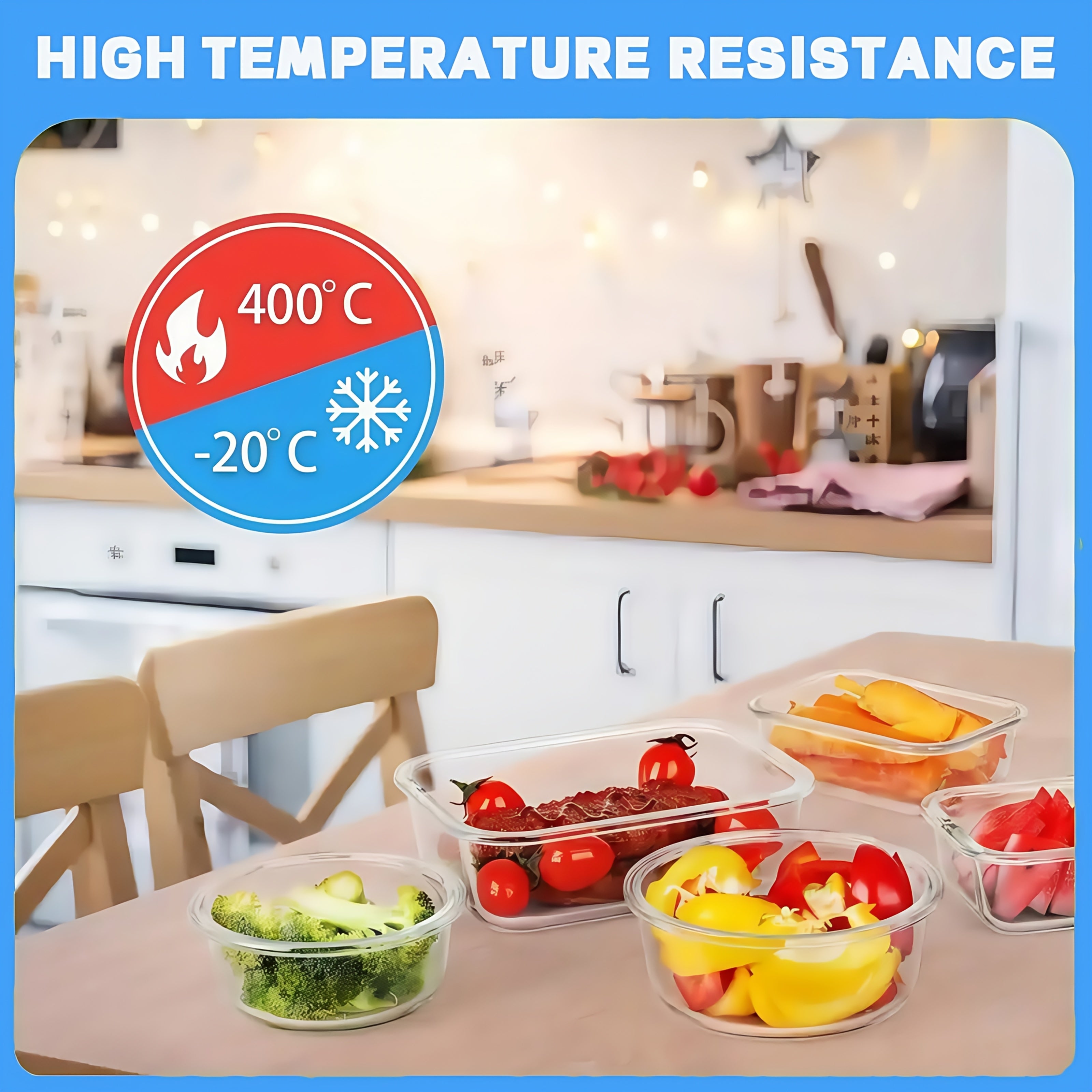 24pcs (12 Containers 12 Lids) Glass Food Storage Containers with Lids, Meal Prep, Pantry Kitchen Lunch Storage Containers, Leak Proof, Sealed Glass Lunch Box for Microwave, Oven, Fridge And Dishwasher