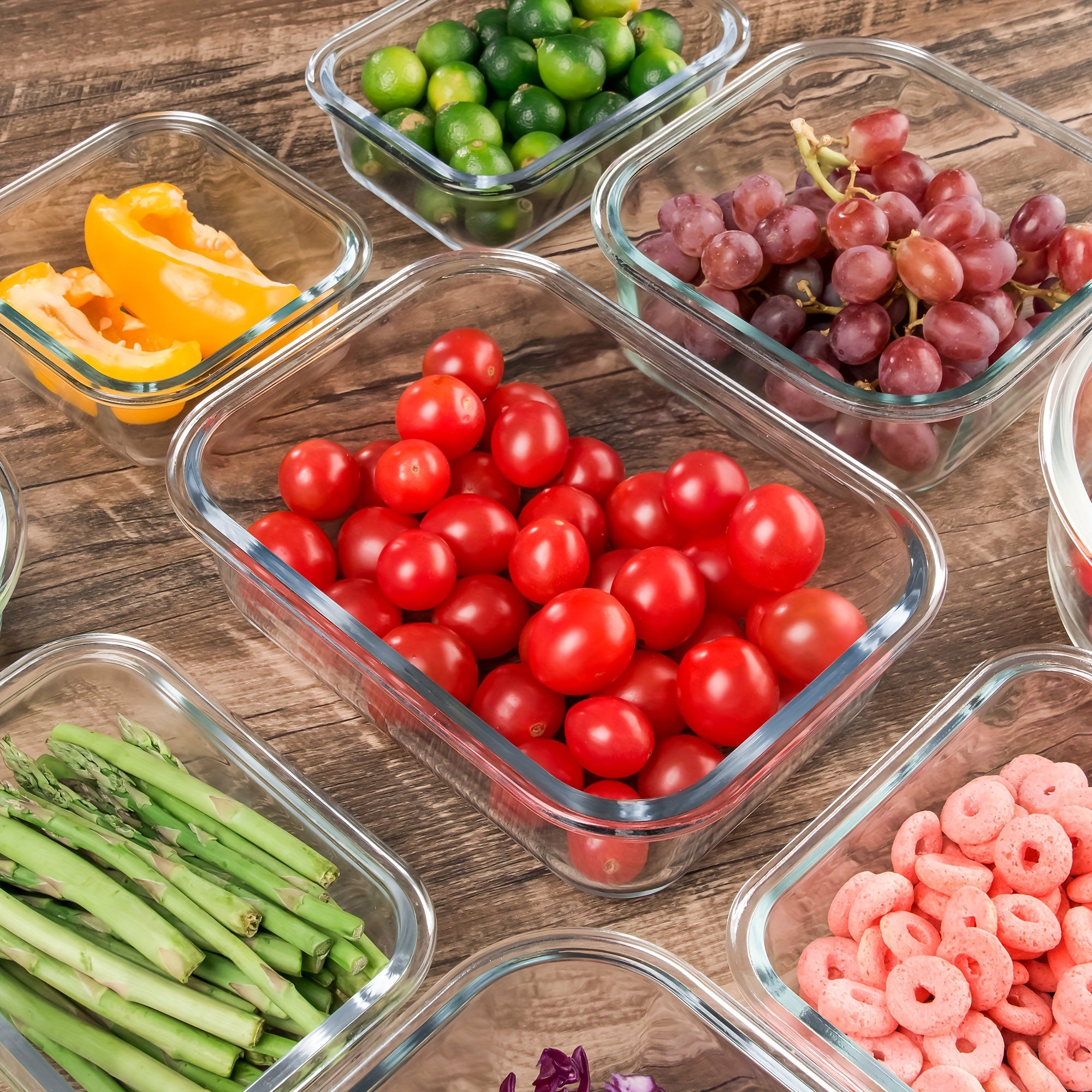 24pcs (12 Glass Bowls + 12 Lids) Glass Meal Prep Containers, Meal Prep Bowls, Food Storage Containers, Glass Food Prep Containers With Lids, Lunch Container For Adults Lunch Box Bento Boxes