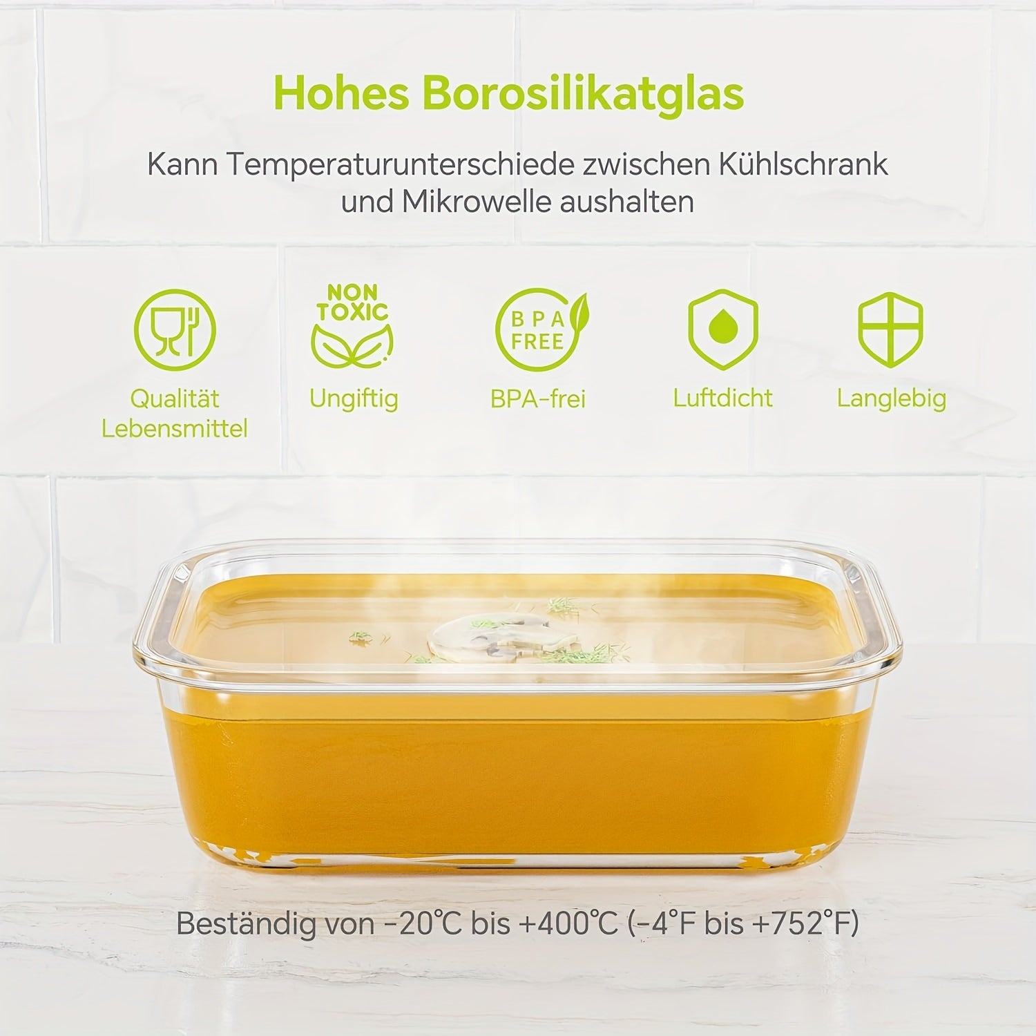 10 Glass Food Storage Containers, Pre-meal Preparation, Sealed Bento Boxes, Leak-proof Lock LIDS, Microwave Ovens, Lunch Boxes, Ovens, Refrigerators And Dishwashers, BPA-free, Containing Five Cleaning Sponges