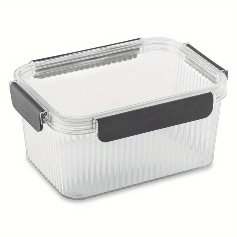 6pcs Glass Food Storage Container Set with Airtight Snap-Lock Lids - BPA-Free, Microwave Safe, Clear Stackable Pantry Organizers with Black Knobs (Large 21.3+7.3+20.5 Cup Capacity) for Cakes, Leftovers, Dry Goods - Ideal for Kitchen & Dining, Ideal Gift